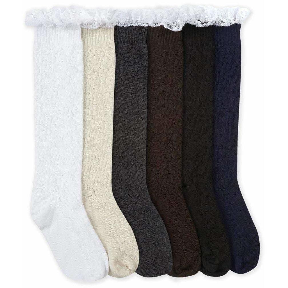 Lace Boot Knee High Socks - Adorable Essentials, LLC 