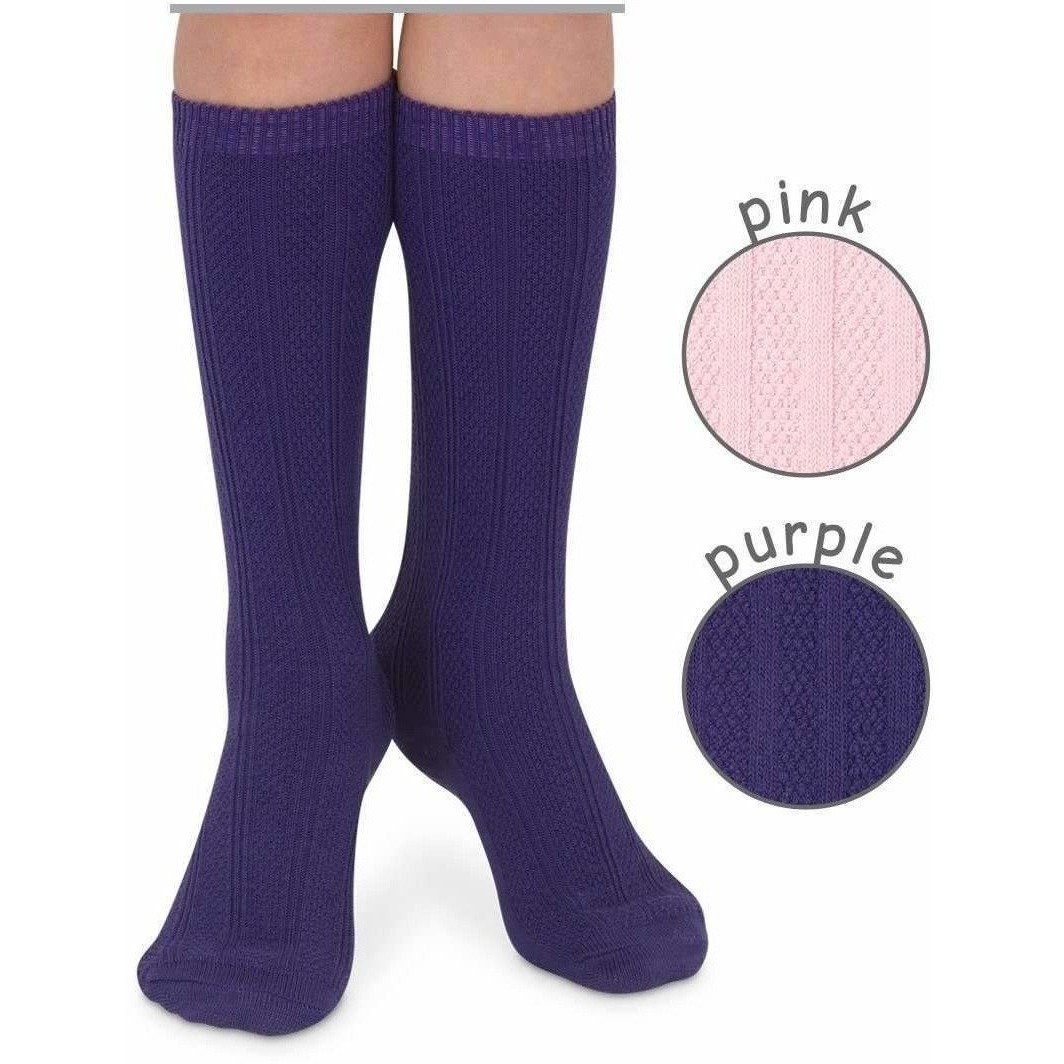 Textured Knee High Socks - Adorable Essentials, LLC 