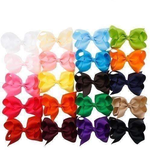 4" Bow Pack - 20 different colors - Adorable Essentials, LLC 