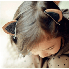 Cat Ears Hair Clip Set - Adorable Essentials, LLC 