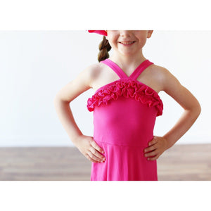 Willa Dress - bright pink - Adorable Essentials, LLC 
