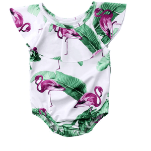 Flamingo Girl Swimsuit - Adorable Essentials, LLC 