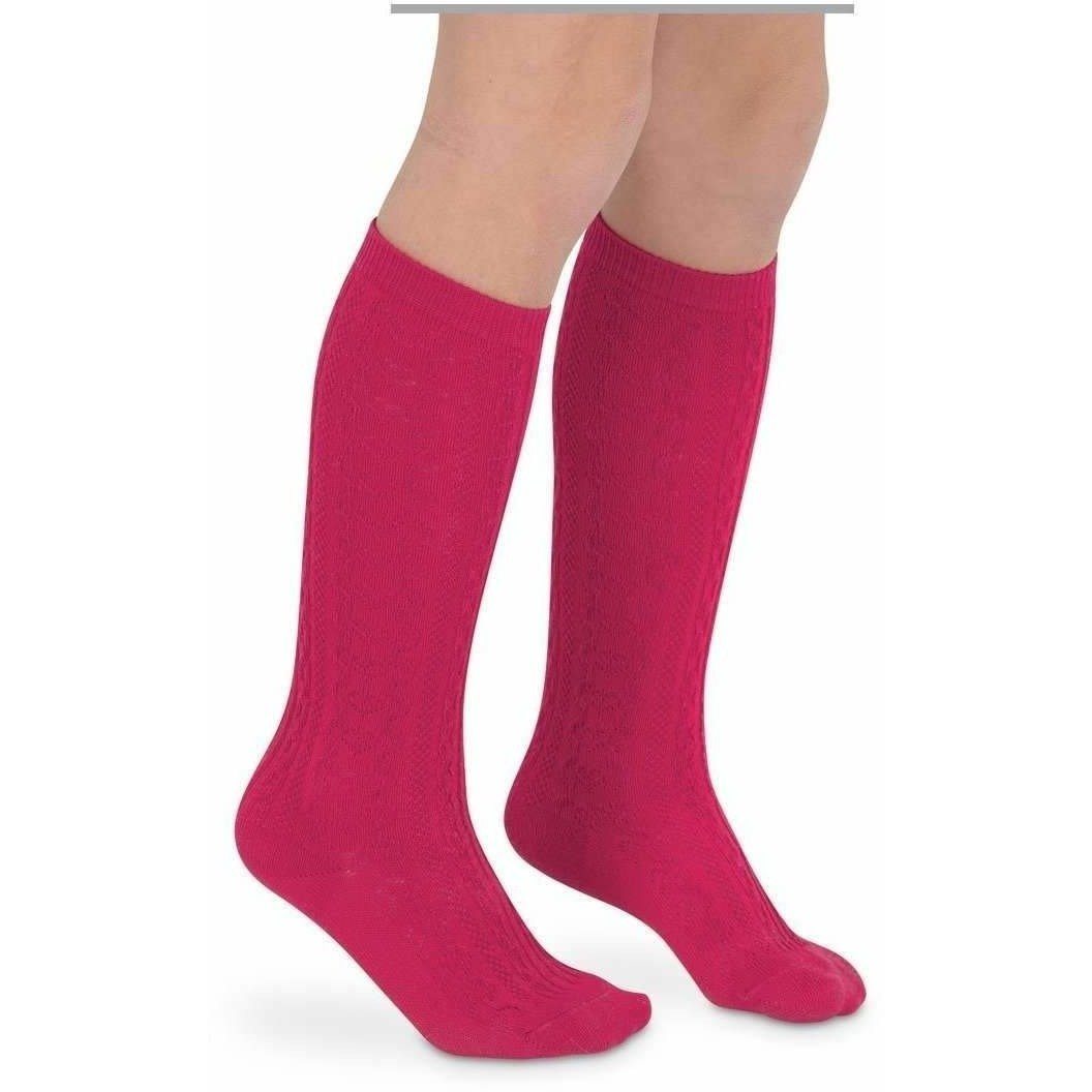Hot Pink Knee High Socks - Large - Adorable Essentials, LLC 