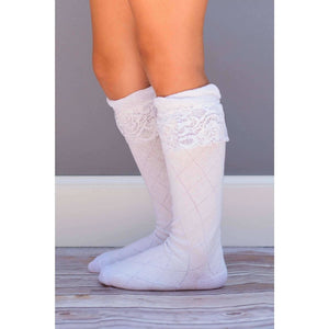 Lace Knee Socks - Adorable Essentials, LLC 
