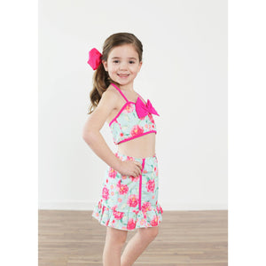 Vintage Girl 3 Piece Floral Swimsuit - Adorable Essentials, LLC 