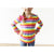 Rainbow Button Ruffle Shirt - Adorable Essentials, LLC 